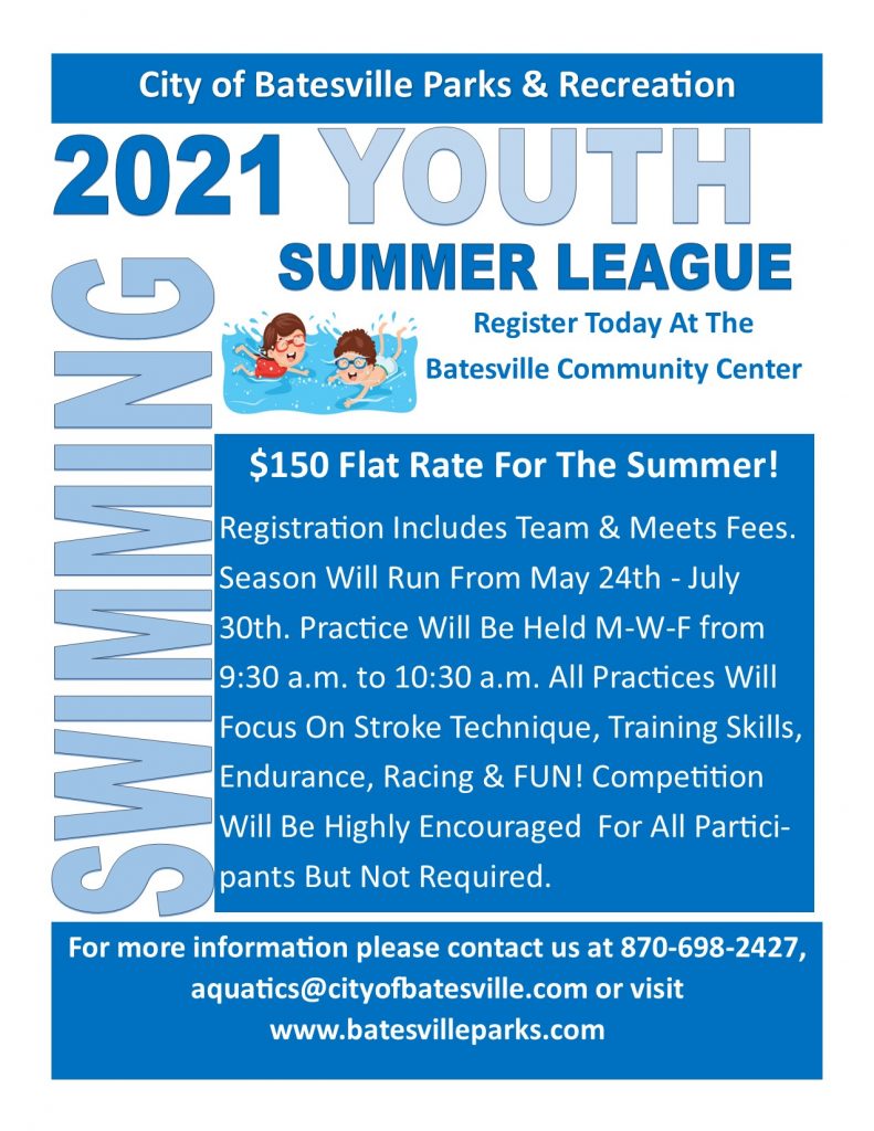 2021 Swimming Youth Summer League | City of Batesville